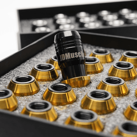 JDMuscle Titanium Lug Nuts 12x1.5 - Universal Fitment (Honda,Lexus,Toyota)