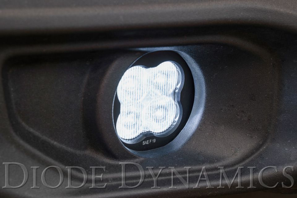 Diode Dynamics SS3 Dual-Color Wide SAE Type MS Fog Light Kit - Jeep Gladiator Sport / Wrangler Sport 2018-2021