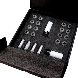 Mishimoto Steel Locking Lug Nuts 20pc Silver Set - M14x1.50