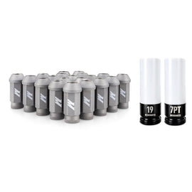 Mishimoto Steel Locking Lug Nuts 20pc Silver Set - M14x1.50