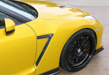 Load image into Gallery viewer, JDMuscle OE Style Carbon Fiber Fender Ducts - Nissan GT-R 2009-2016