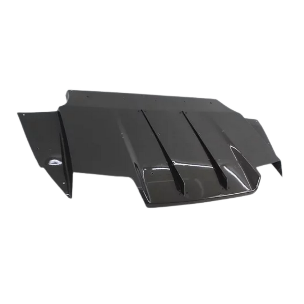 JDMuscle Carbon Fiber VS Style Rear Diffuser - Subaru WRX / STi Sedan 2011-2014