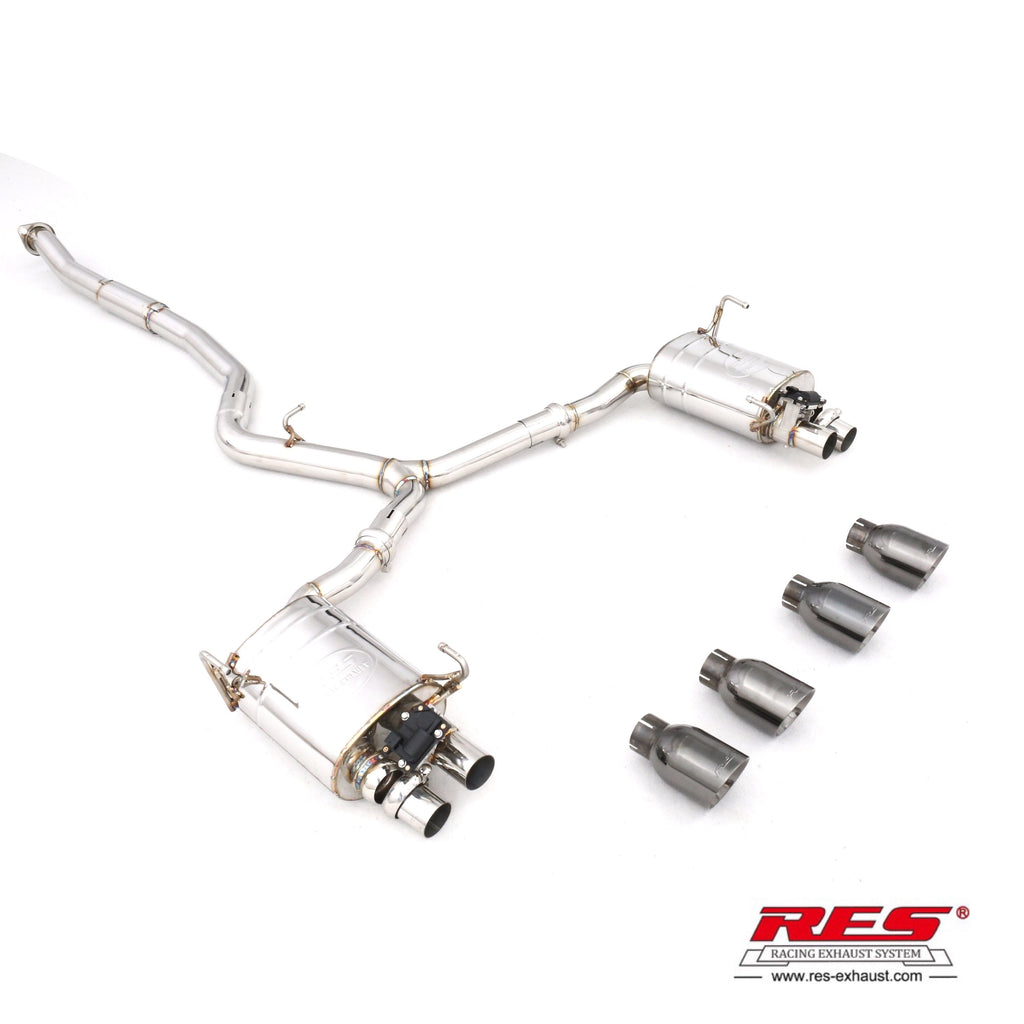 RES X JDMuscle Valvetronic Catback Exhaust - Subaru WRX/STi 2015-2021