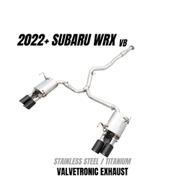 RES x JDMuscle Valvetronic Catback Exhaust - Subaru WRX 2022-2026