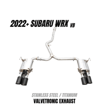 Load image into Gallery viewer, RES x JDMuscle Valvetronic Catback Exhaust - Subaru WRX 2022-2026