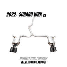RES x JDMuscle Valvetronic Catback Exhaust - Subaru WRX 2022-2026