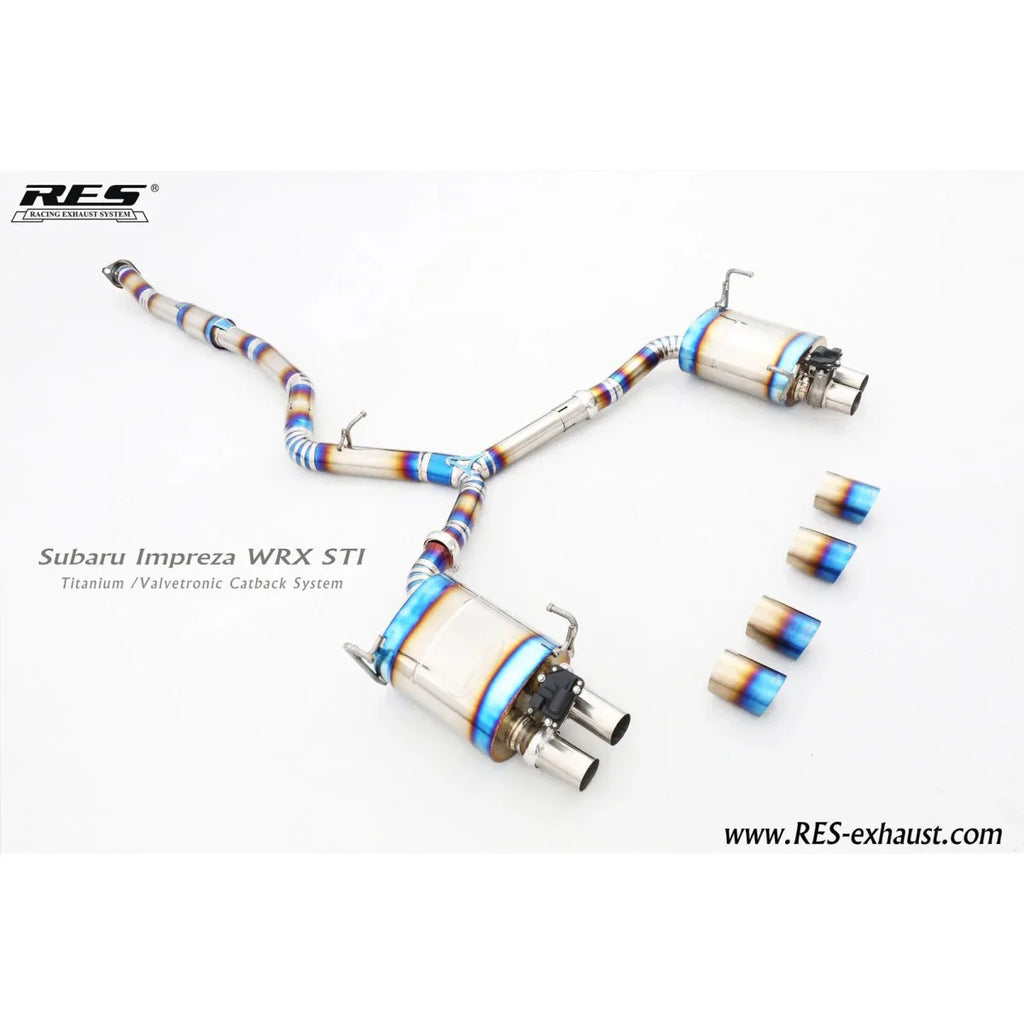 RES x JDMuscle Valvetronic Catback Exhaust - Subaru WRX 2022-2026