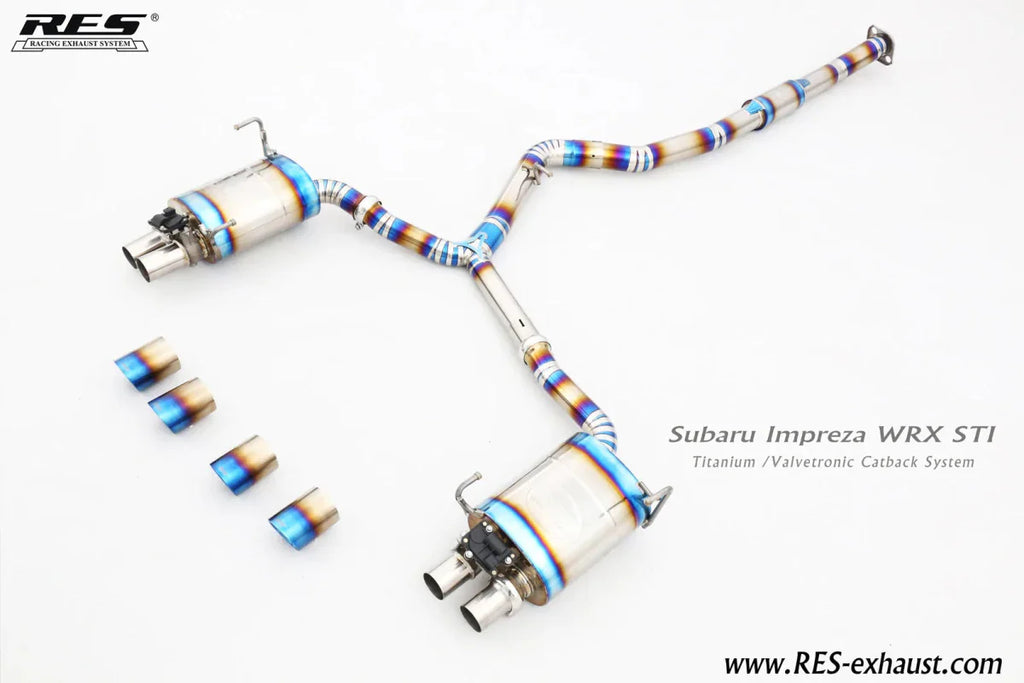RES x JDMuscle Valvetronic Catback Exhaust - Subaru WRX 2022-2026