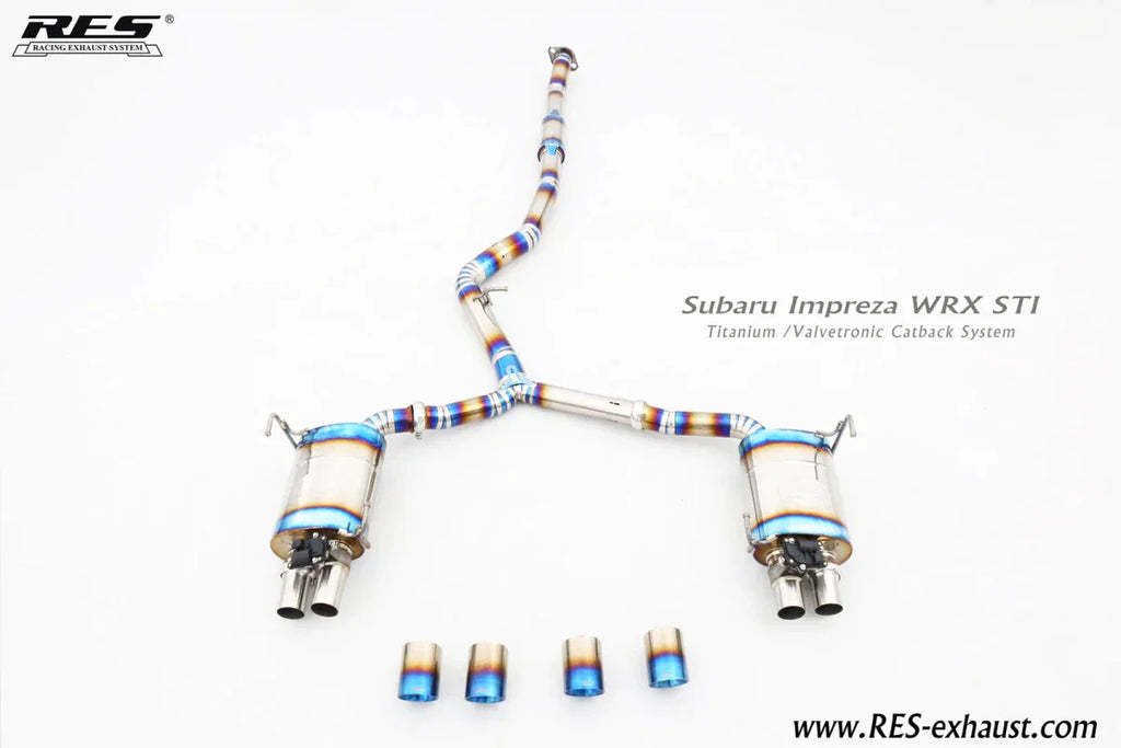RES x JDMuscle Valvetronic Catback Exhaust - Subaru WRX 2022-2026