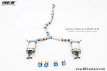 Load image into Gallery viewer, RES x JDMuscle Valvetronic Catback Exhaust - Subaru WRX 2022-2026
