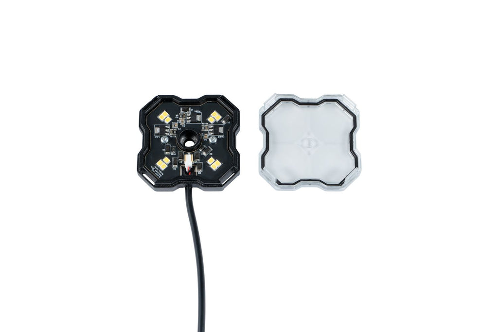 Diode Dynamics Stage Series Single-Color LED Rock Light Kit (8-pack) w/o Magnet Mounts - Universal Fitment