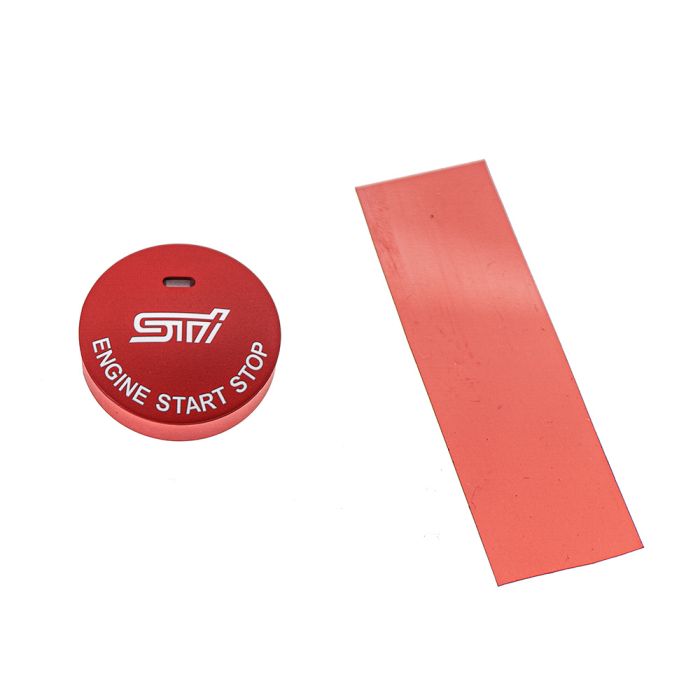 SMY STi v2 Red Push Start Button Replacement - Subaru WRX 2015-2026 / STi 2015-2021