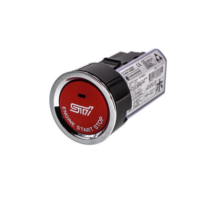 SMY STi v2 Red Push Start Button Replacement - Subaru WRX 2015-2026 / STi 2015-2021