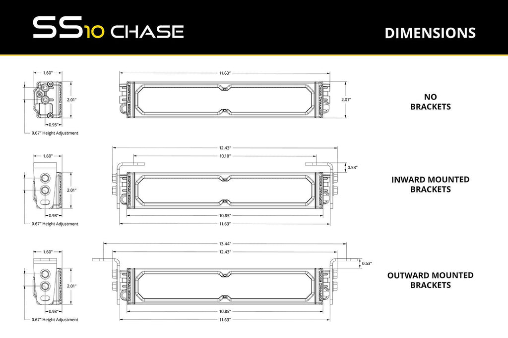Diode Dyamics SS10 LED Chase Light - Universal Fitment