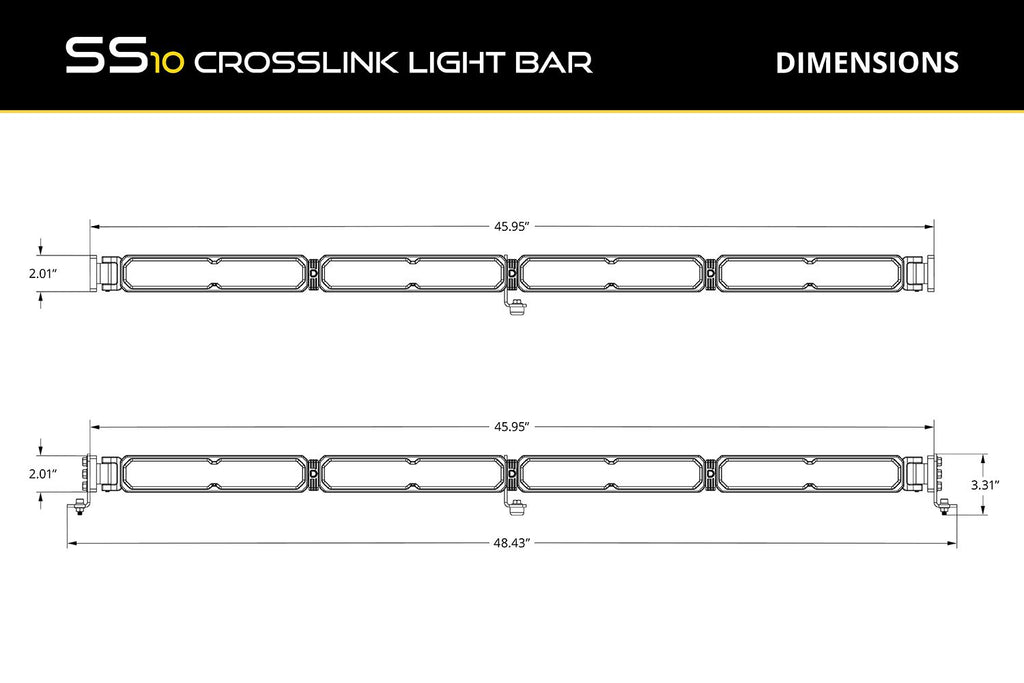 Diode Dynamics C2 2.0 CrossLink Support Kit - Universal Fitment