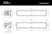 Load image into Gallery viewer, Diode Dynamics SS10 SAE/DOT Driving Sport Yellow LED Light Bar (one)