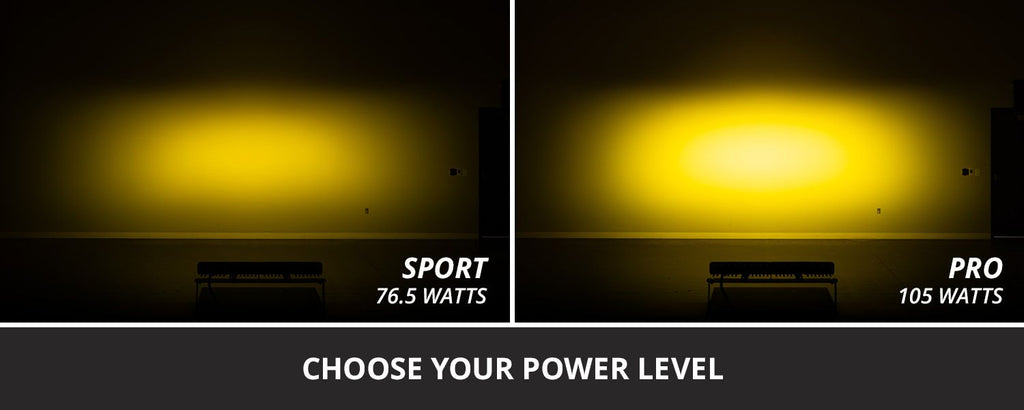 Diode Dynamics SS20 SAE Driving Sport Yellow LED Light Bar (one)