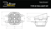 Load image into Gallery viewer, Diode Dynamics SS3 Dual-Color Wide SAE Type B Fog Light Kit - Multiple Fitments
