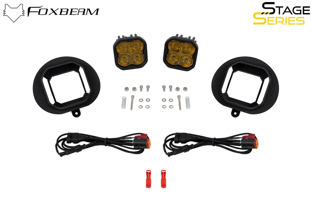 Diode Dynamics SS3 Dual-Color Wide SAE Type DR Fog Light Kit - Multiple Dodge Fitments