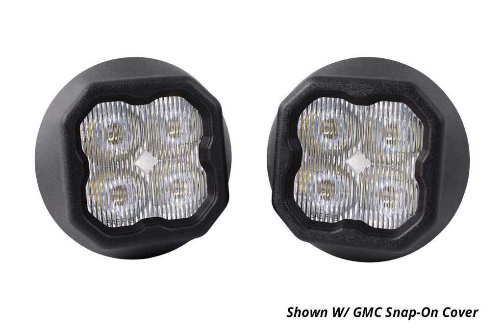Diode Dynamics SS3 Dual-Color Wide SAE Type GM Fog Light Kit - Multiple Fitments