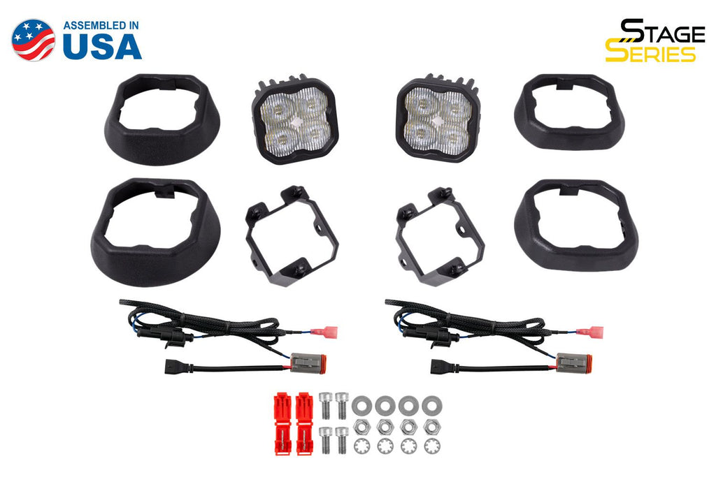 Diode Dynamics SS3 Dual-Color Wide SAE Type GM Fog Light Kit - Multiple Fitments