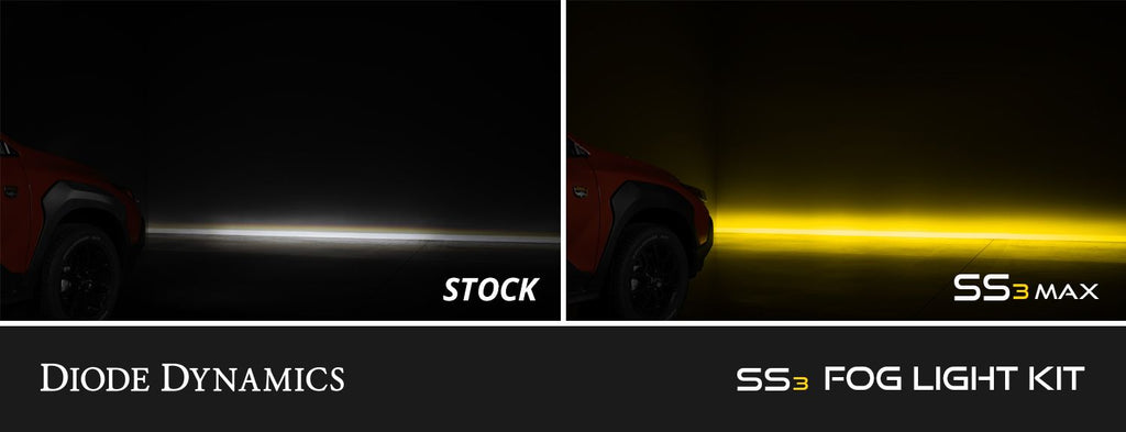 Diode Dynamics SS3 Dual-Color Wide SAE Type YS Fog Light Kit - Multiple Subaru Fitments