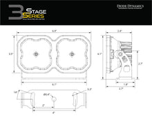 Load image into Gallery viewer, Diode Dynamics SS3 Dual-Pod Bracket Kit - Universal Fitment