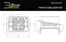 Load image into Gallery viewer, Diode Dynamics SS3 Dual-Color Wide SAE Type F2 Fog Light Kit - Multiple Ford Fitments