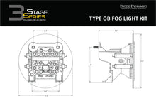 Load image into Gallery viewer, Diode Dynamics SS3 Dual-Color Wide SAE Type OB Fog Light Kit - Subaru Outback 2005-2009 &amp; 2013-2019