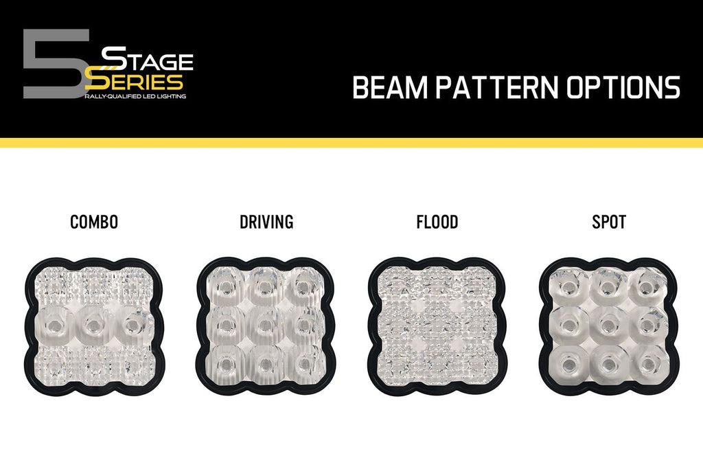 Diode Dynamics SS5 Driving Clear Lens (Single) - Universal Fitment