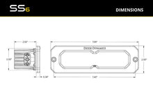 Load image into Gallery viewer, Diode Dynamics SS6 White Flood Max Flush Mount LED Light Bar (Pair)