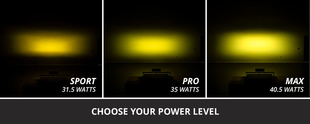 Diode Dynamics SS6 SAE/DOT Yellow Driving Max LED Light Bar (Single)