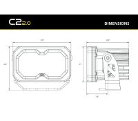 Diode Dynamics C2R White Flood LED Pod (Single)