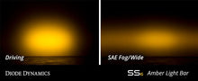 Load image into Gallery viewer, Diode Dynamics Stage Series 6" Amber SAE Fog/Wide Classic Light Bar (Single)