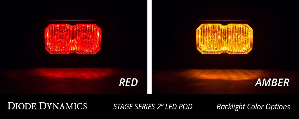 Diode Dynamics C2 1.0 SAE White Combo Pro ABL Flush Mount LED Pod (Single) - Universal Fitment