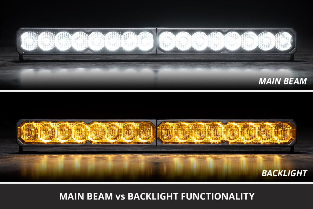 Diode Dynamics Yellow Combo/Driving Sport Stealth Bumper Lightbar Kit - Toyota Tundra 2022-2026