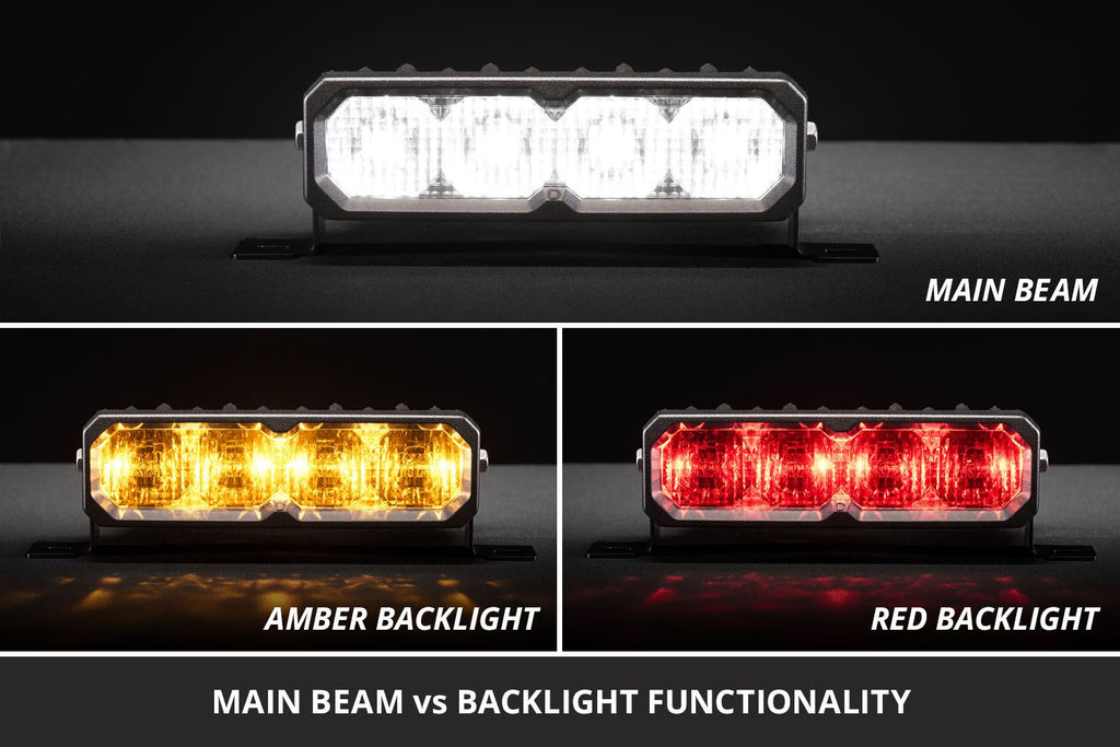 Diode Dynamics SS6 SAE/DOT White Combo/Driving Sport RBL LED Light Bar (Single)