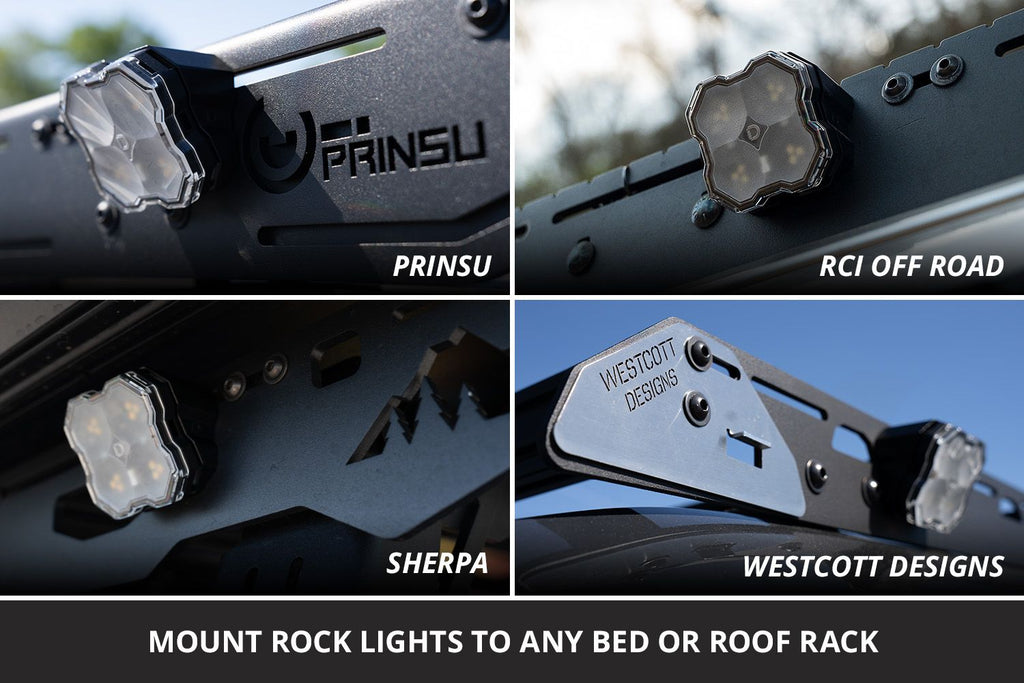 Diode Dynamics Stage Series Roof Rack LED White/Amber Scene Light Kit