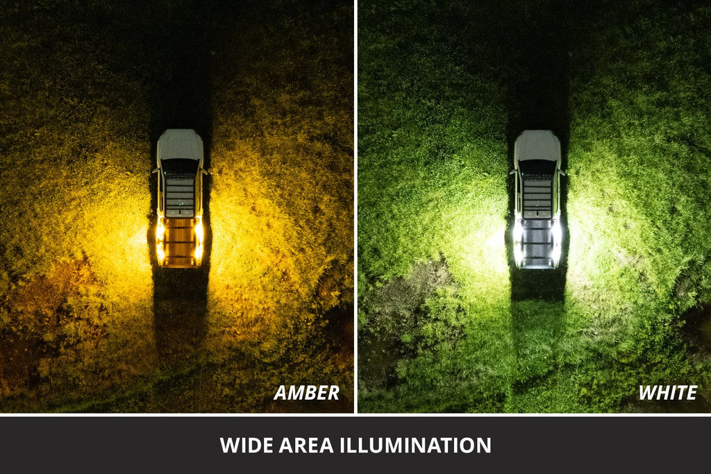 Diode Dynamics Stage Series Roof Rack LED White/Amber Scene Light Kit