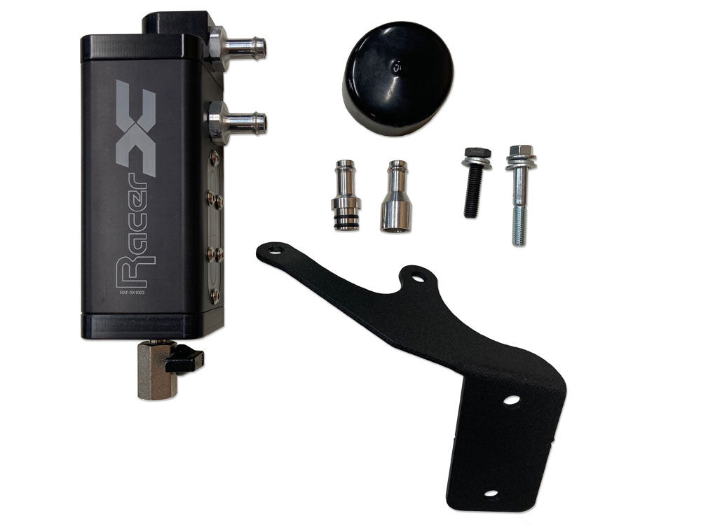 Racer X Fabrication Oil Catch Can - Toyota GR Supra 2020+