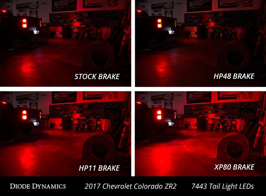 Diode Dynamics 7443 HP11 Red Turn/Tail Light LED Bulbs (Set of 4) - Multiple Fitments