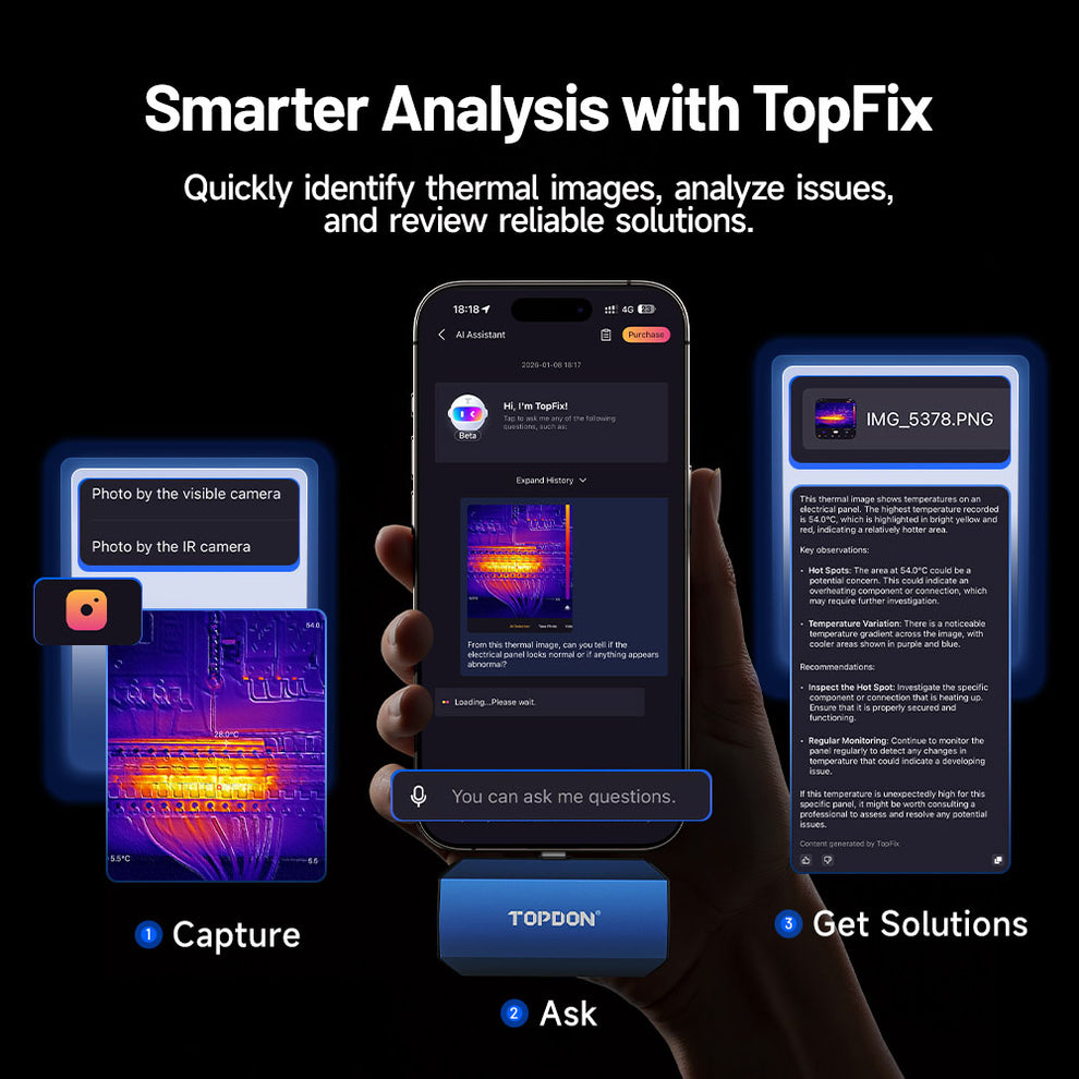 TOPDON TC001 Max (iOS, Android, & Windows)