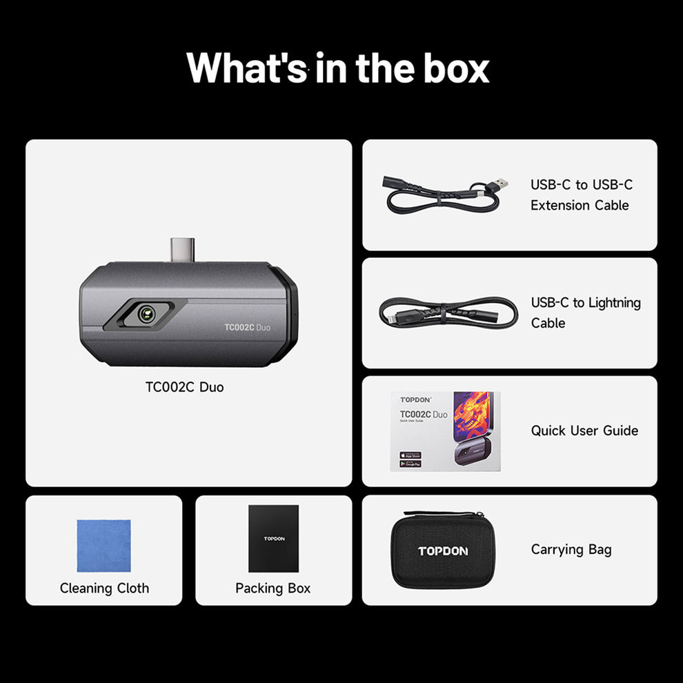 TOPDON TC002C Duo (iOS & Android USB-C Devices)