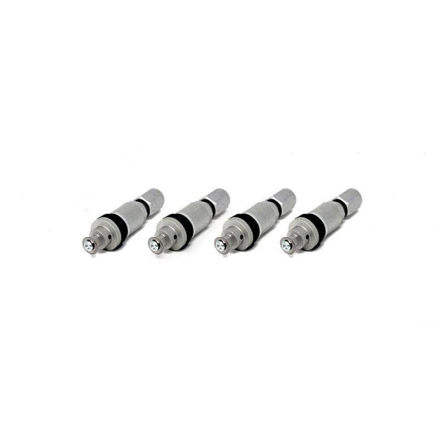 Torque Solution Billet TPMS Valve Stem Kit (Silver) - Subaru / Ford 2008+