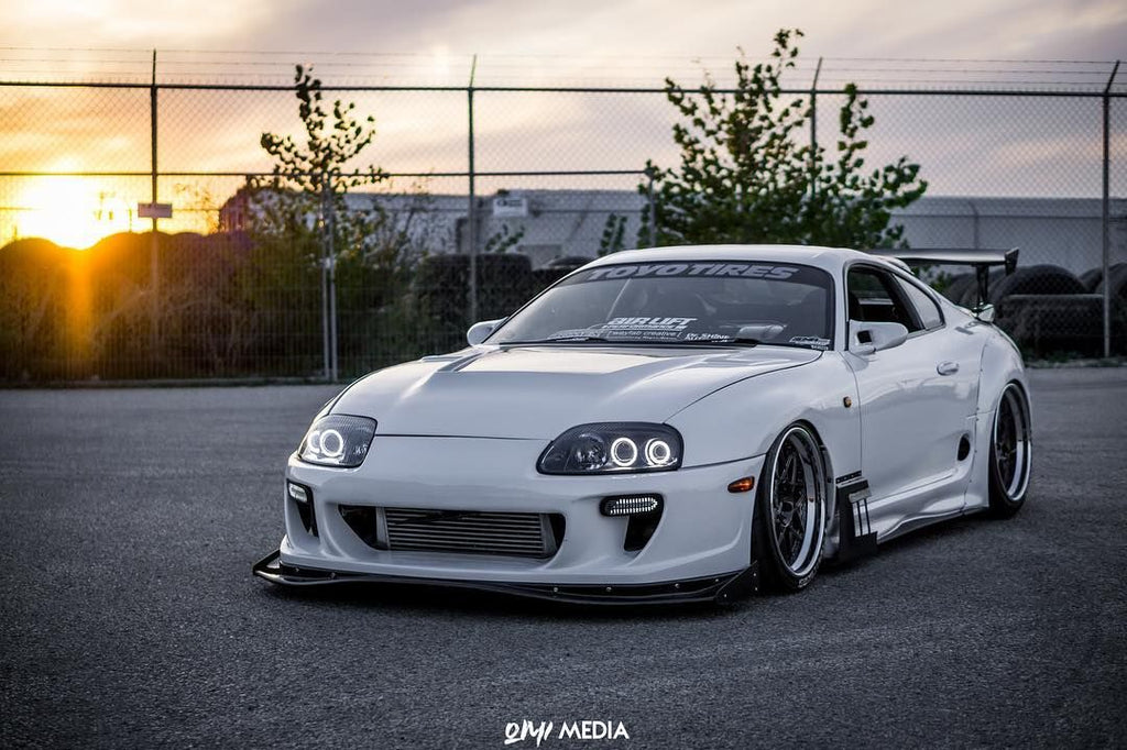 Diode Dynamics Red 70mm & 90mm HD LED Halo Kit - Toyota Supra 1997-1998