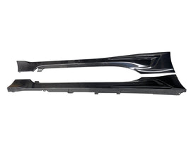 JDMuscle TR Style Carbon Fiber Side Skirt Add-on Lip - Subaru BRZ / Toyota GR86 2022+