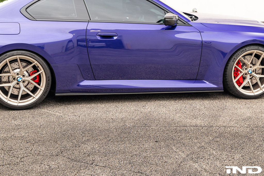 TREVORA Carbon Flat Side Skirt Set - BMW M2 (G87) 2023+