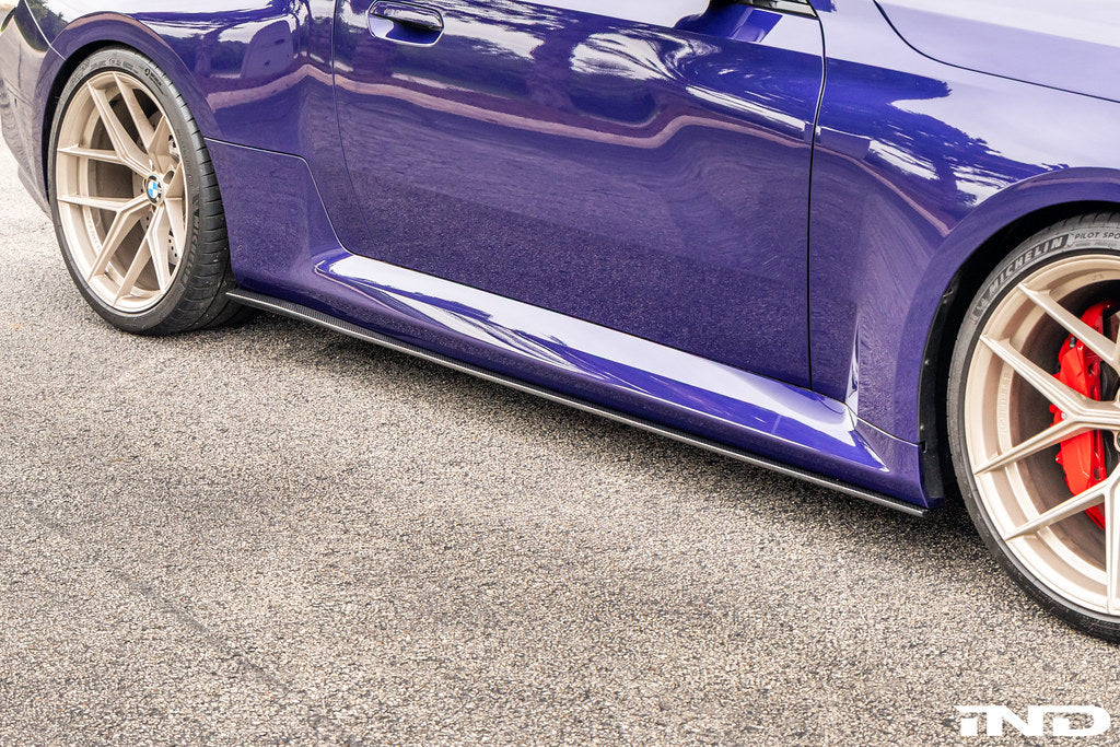 TREVORA Carbon Flat Side Skirt Set - BMW M2 (G87) 2023+