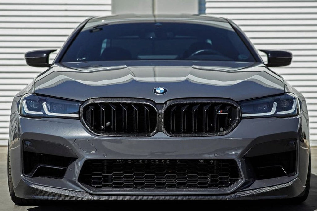 TREVORA Pre-Preg Carbon Fiber Grille Surround - BMW 5-Series (G30) 2021-2023 / M5 (F90; LCI) 2021-2023