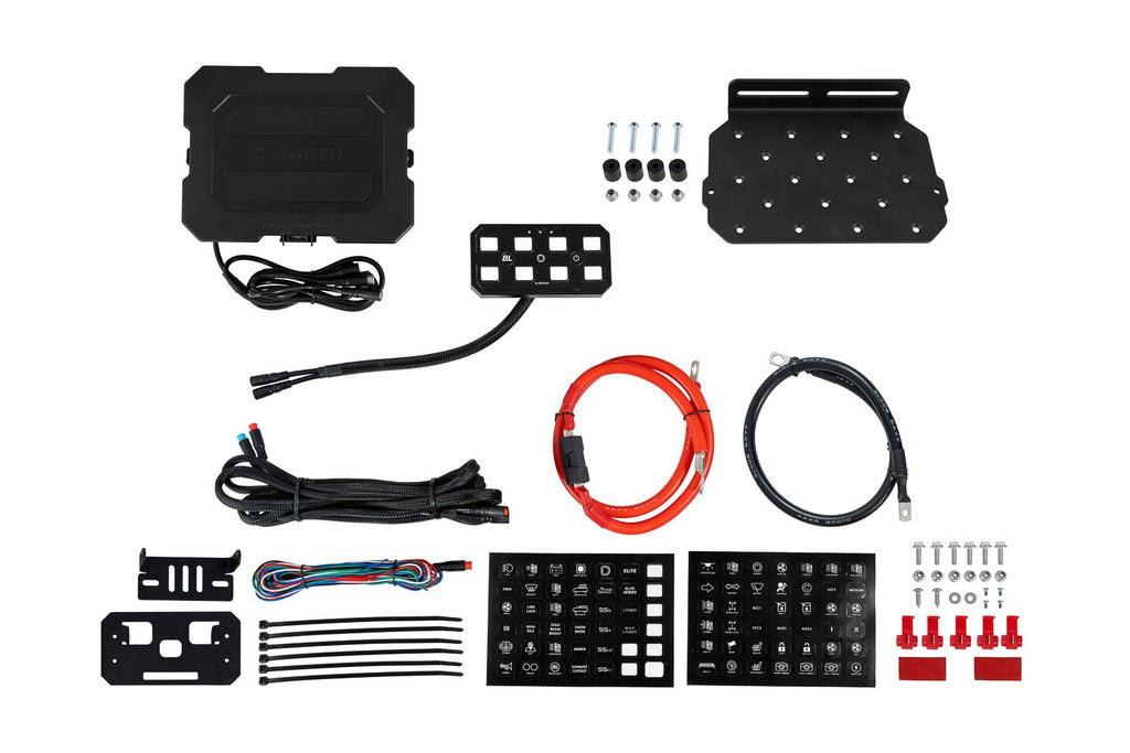 Diode Dynamics Stand-Off D-Switch Hub Mounting Kit w/ Bracket - Multiple Fitments